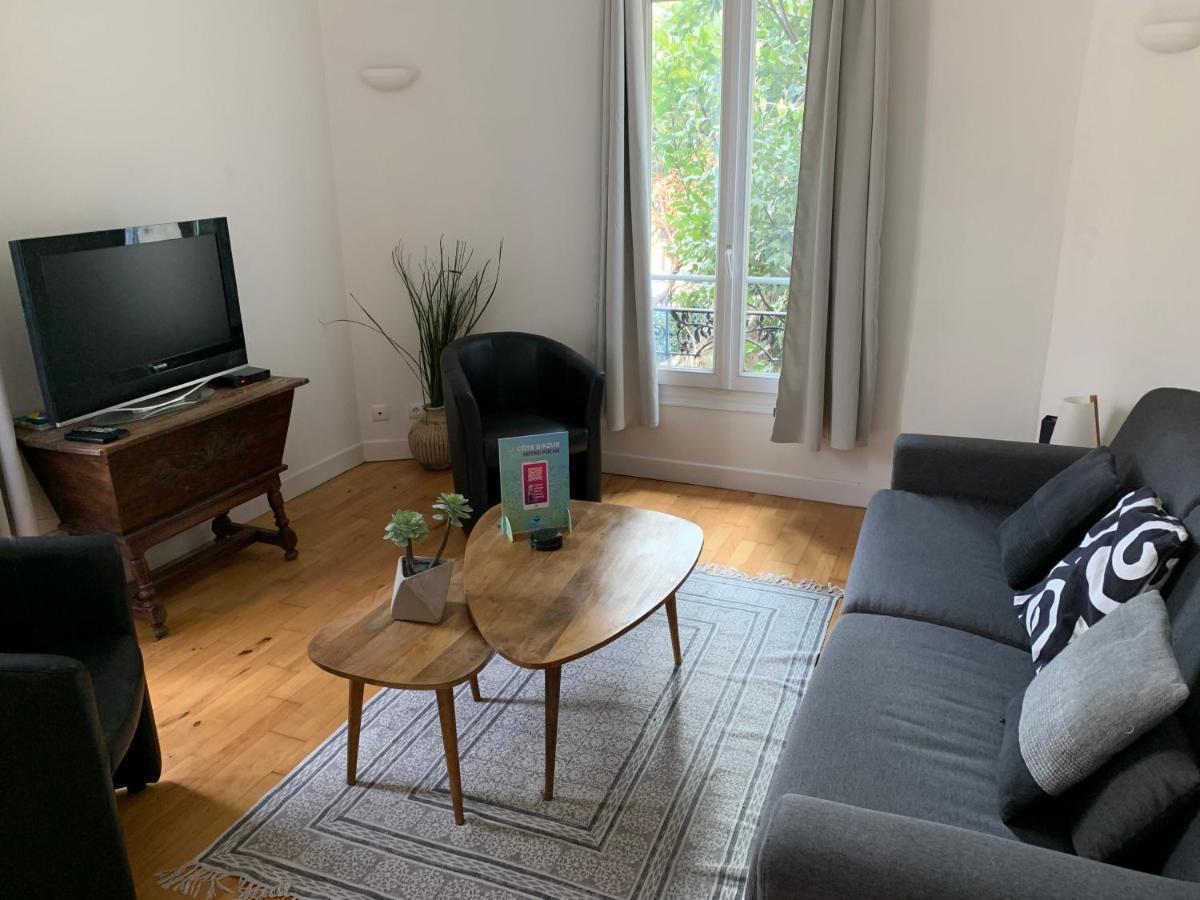 Nice Grand Appartement Face Jardin Bagian luar foto