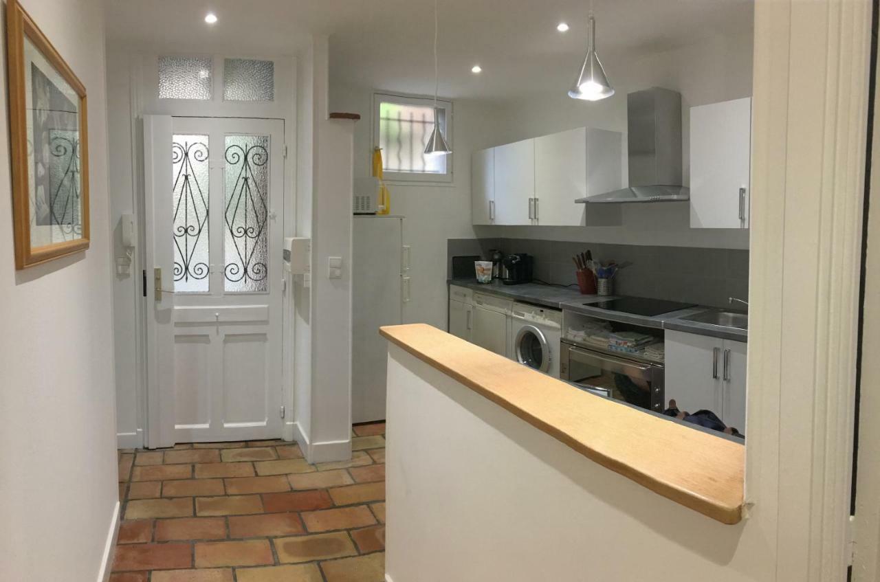 Nice Grand Appartement Face Jardin Bagian luar foto